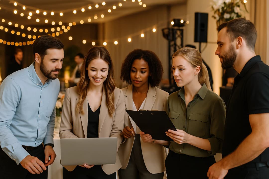 PartyHub platform connecting hosts with professional vendors