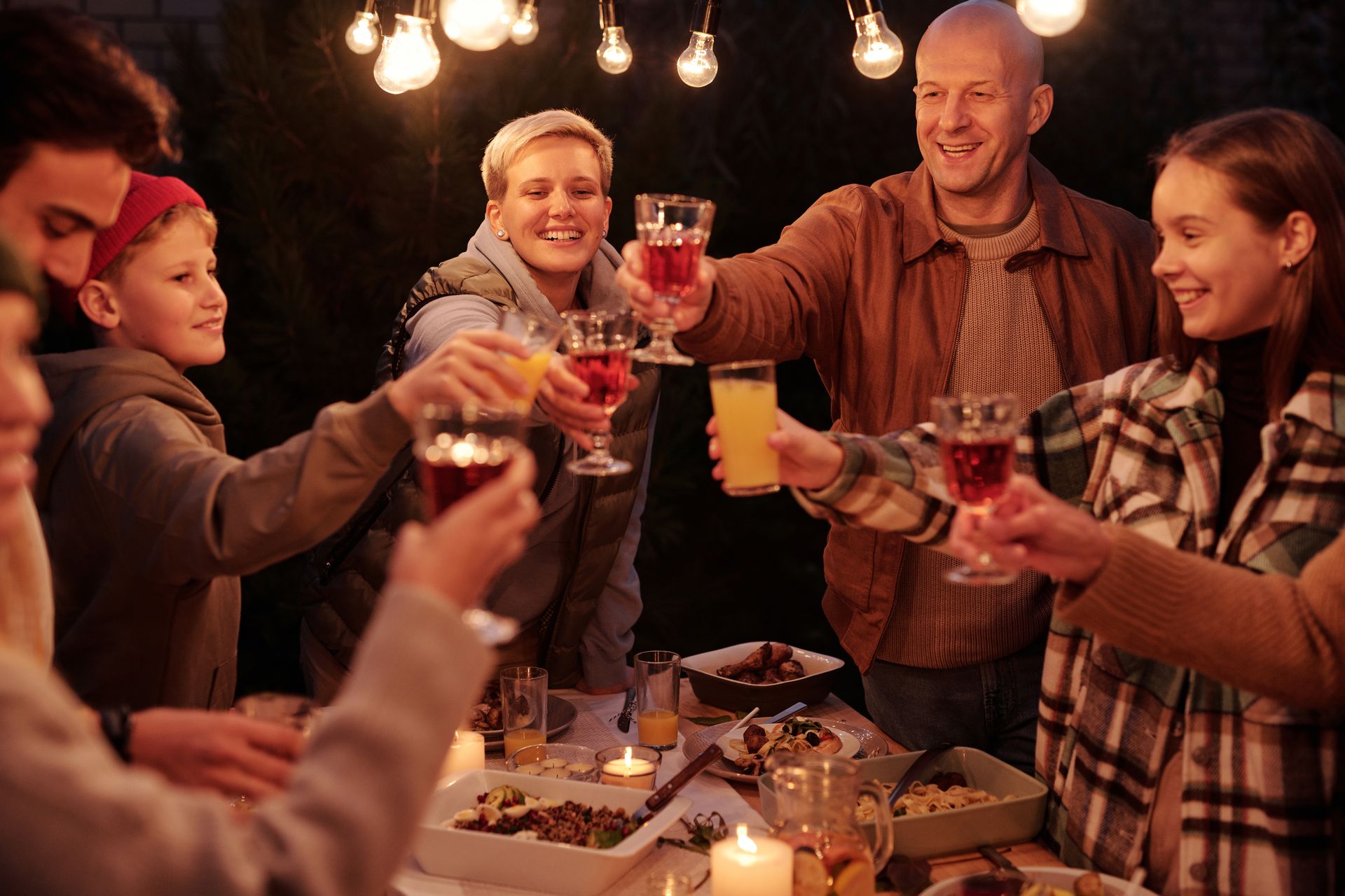 Community gathering of hosts and professionals